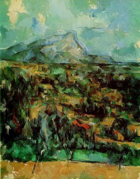 Mont Sainte Victoire 2 Paul Cezanne scenery Oil Paintings